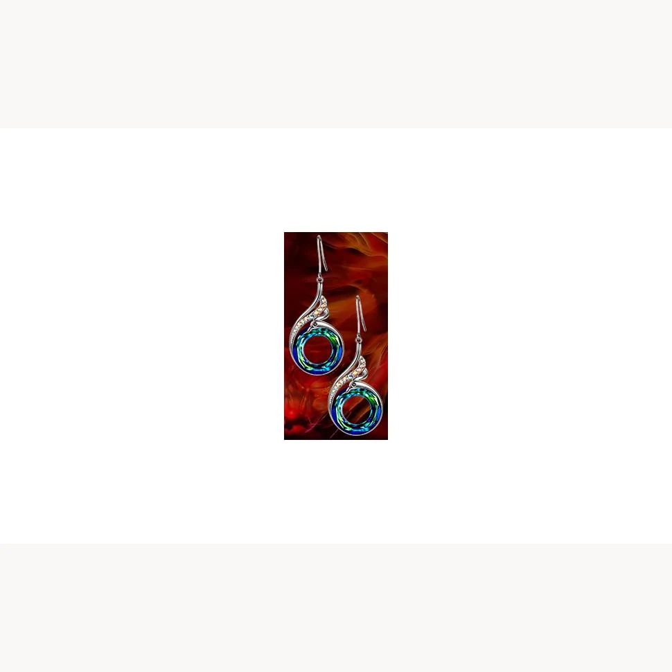 Kate Lynn Bermuda Blue Phoenix earrings