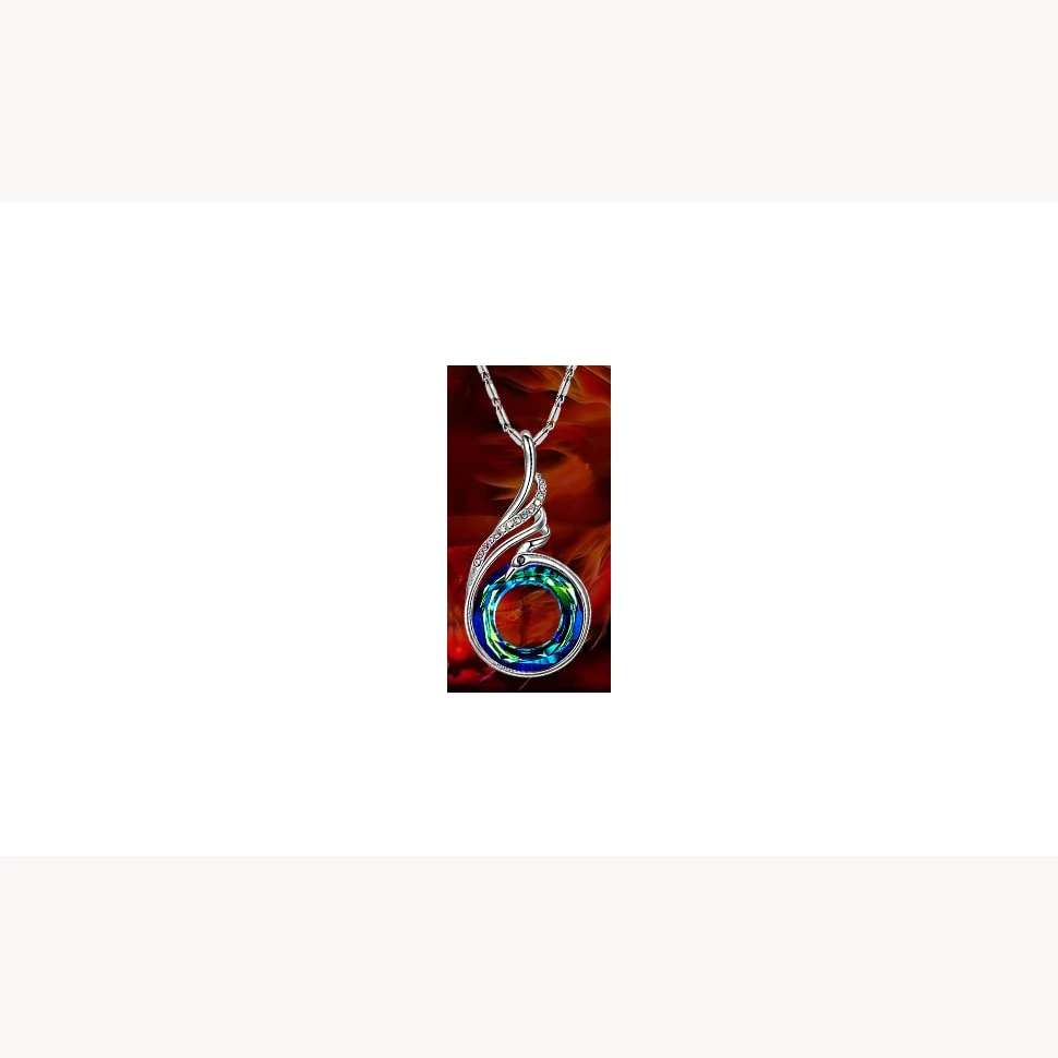 Kate Lynn Bermuda Blue Phoenix necklace