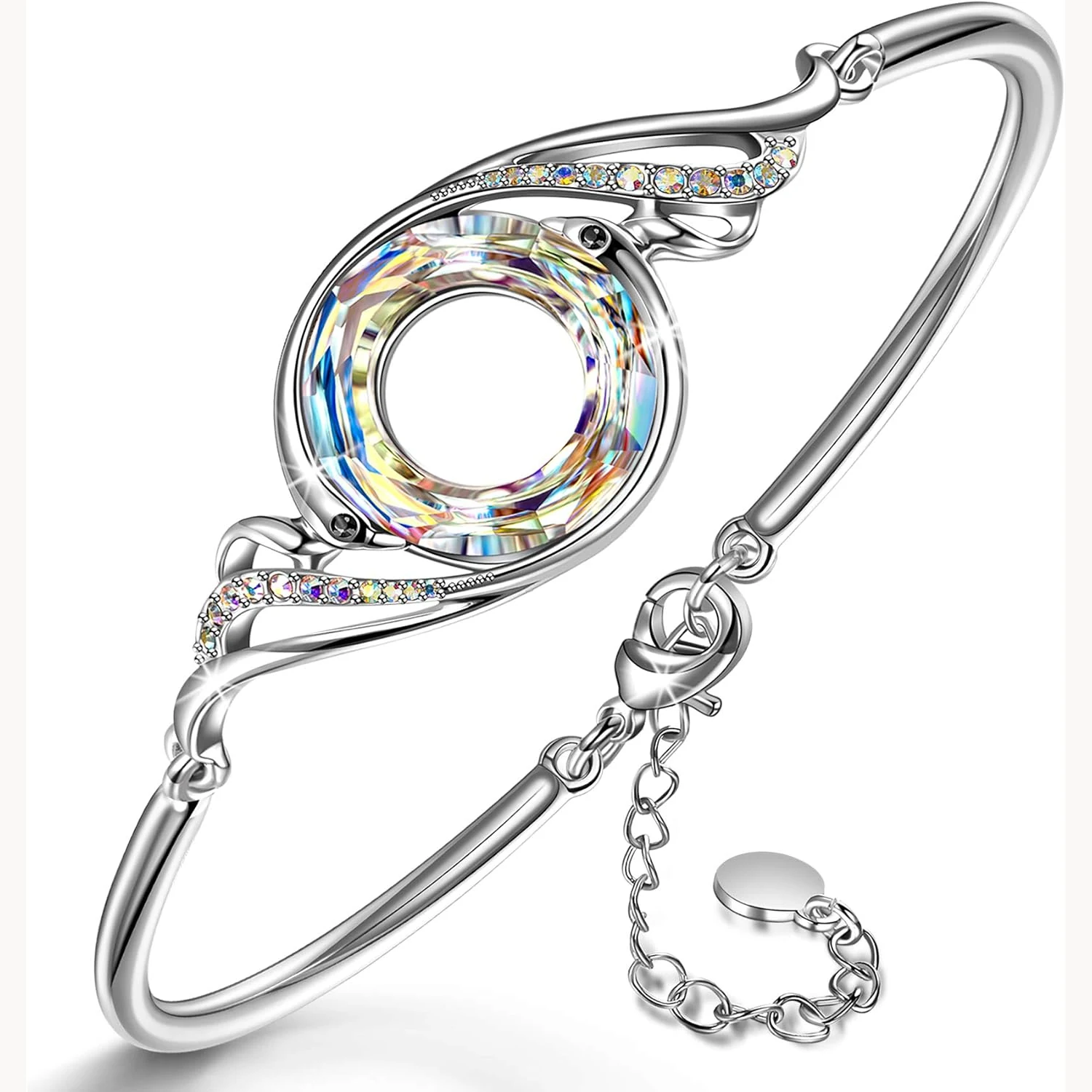 Kate Lynn Rise From the Ashes Phoenix adjustable bangle bracelet