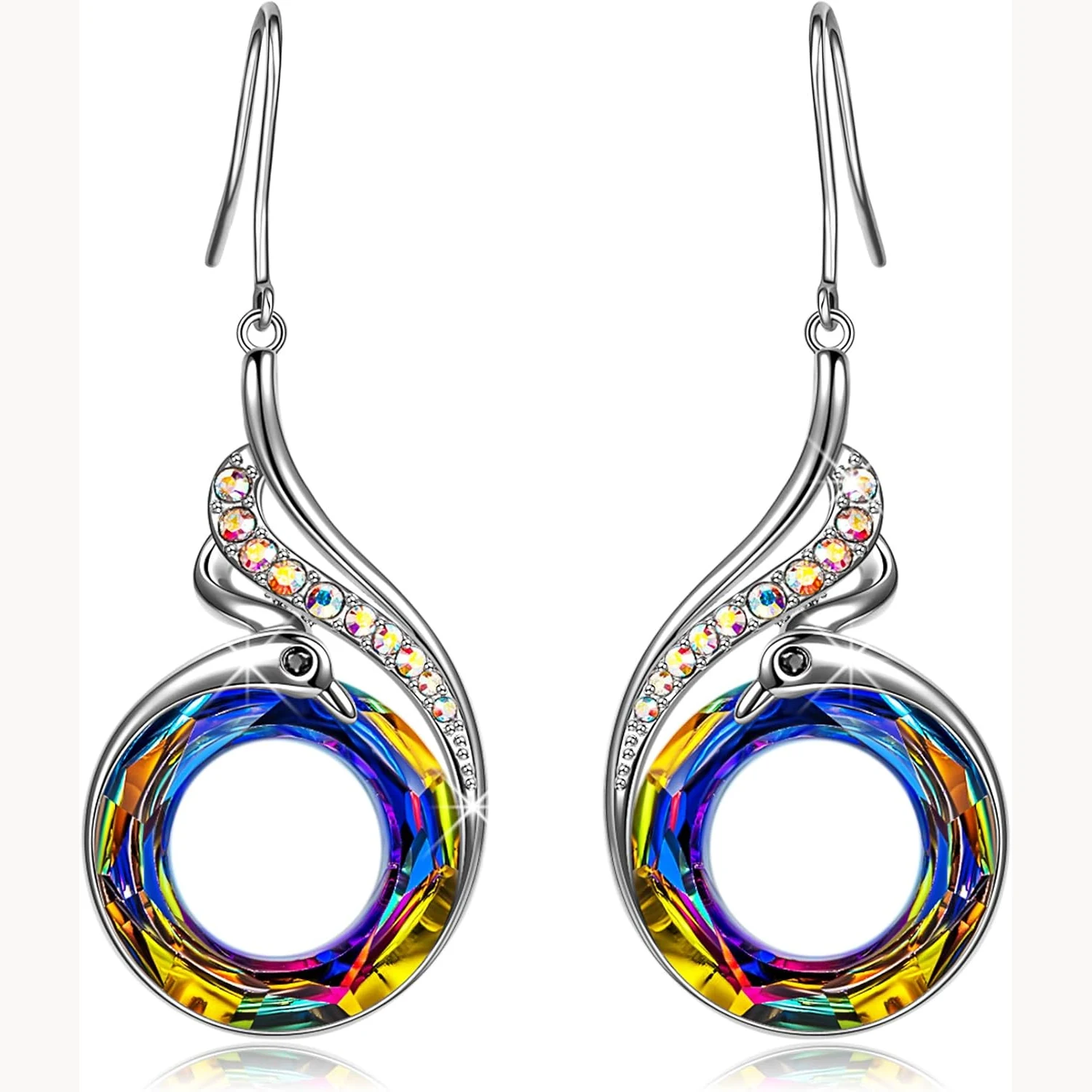 Kate Lynn Volcano Phoenix dangle earrings