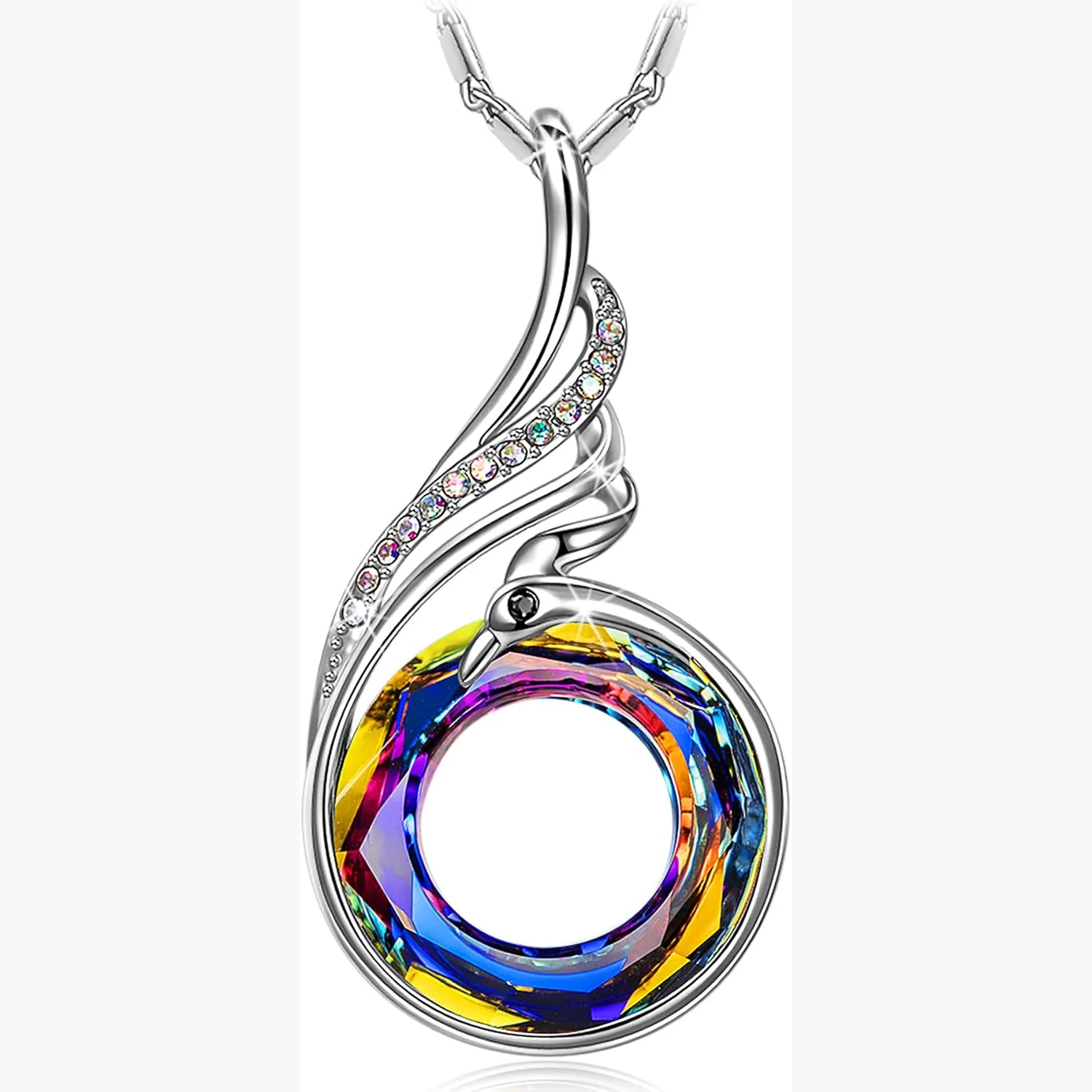 Kate Lynn Volcano Phoenix pendant necklace